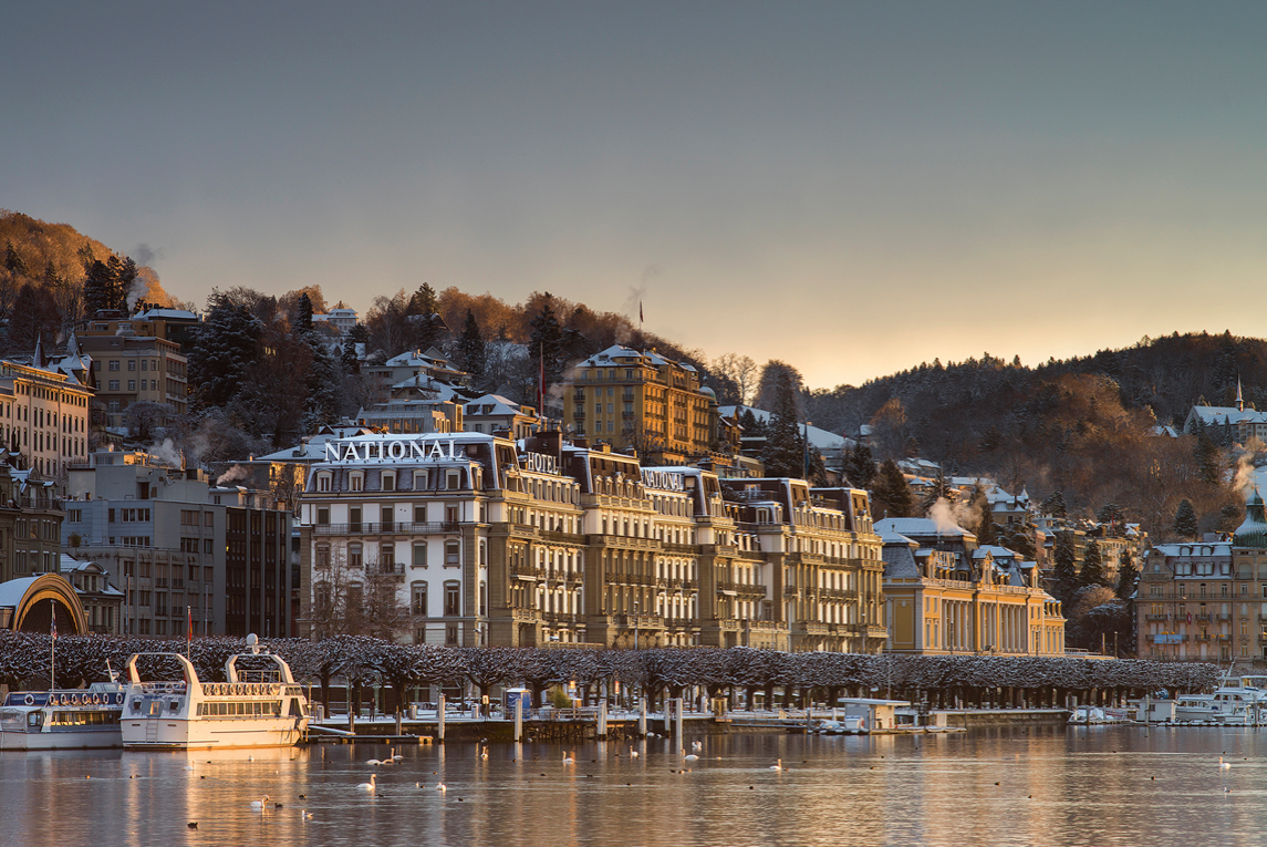 A Lucerne Love Affair Portfolio Magazine The Centrally Located Grand Hotel National Is An Imposing Structure In Heart Of Lucerne This 5 Star Which Caters To Both Business And Leisure