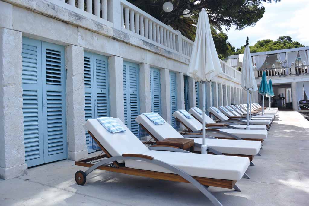 Bonj Les Bains Beach Club in Hvar