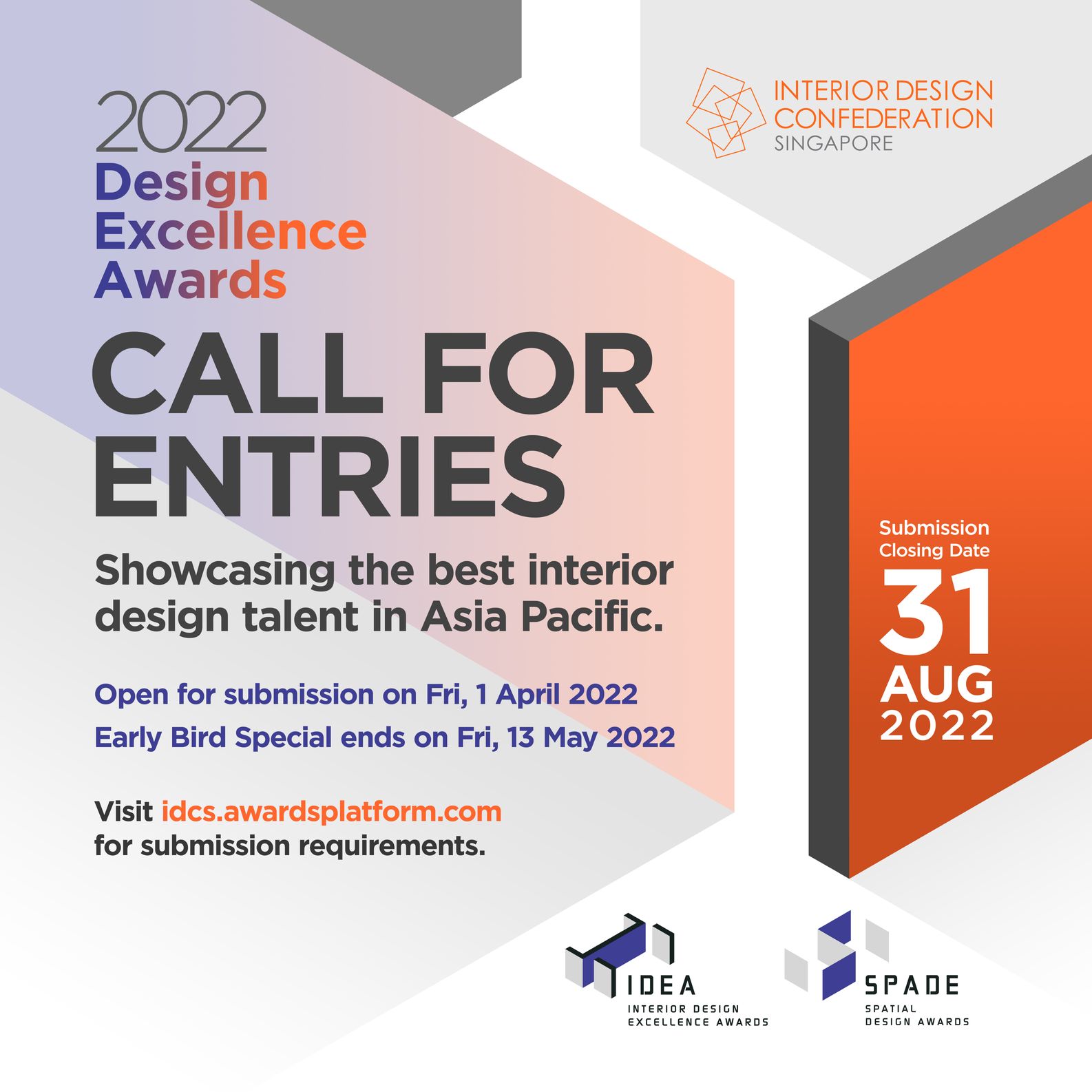 Call for Entries for the IDCS Design Excellence Awards 2022 | PORTFOLIO ...